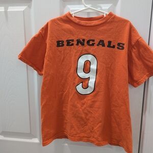 Orange Bengals T-Shirt with Number 9